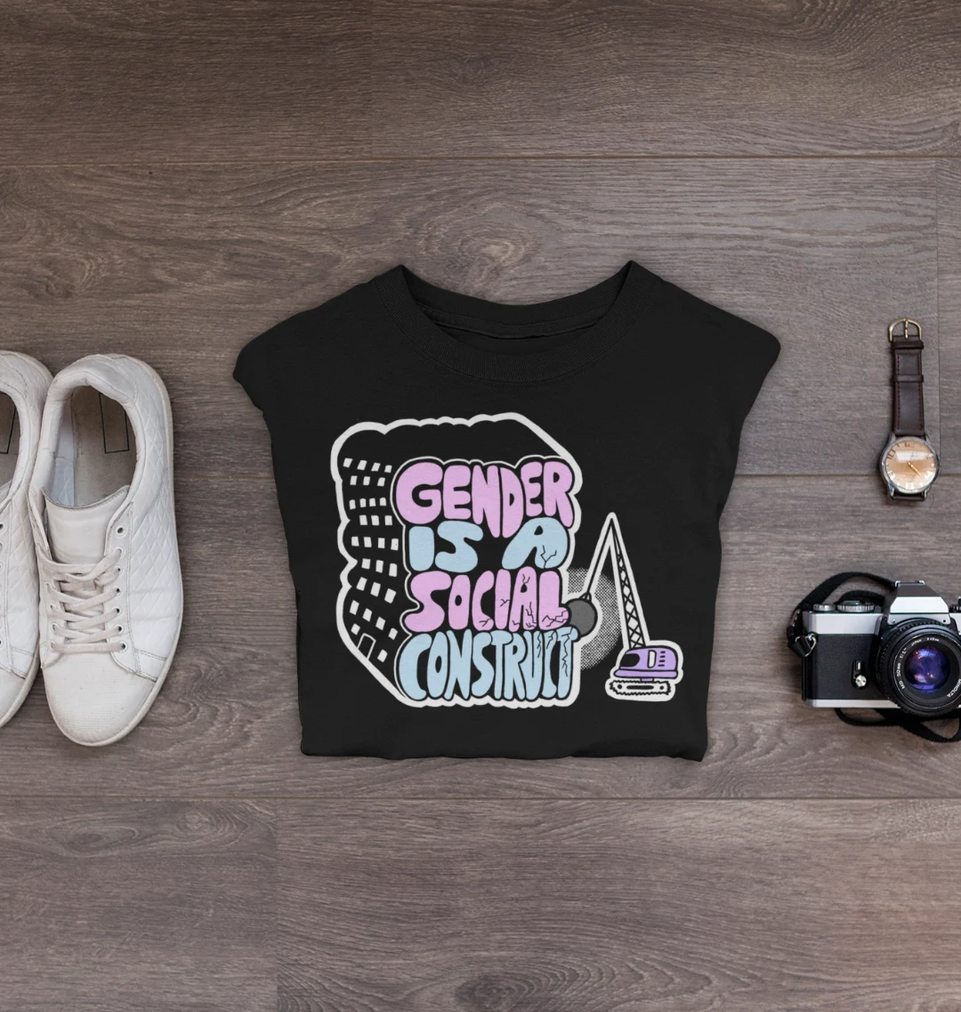 Gender Is A Social Construct Femme T-Shirt