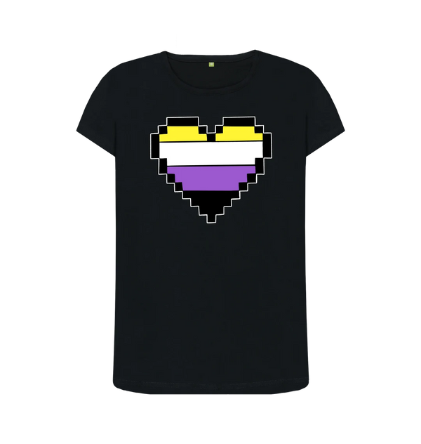 Non-Binary Heart Femme T-Shirt