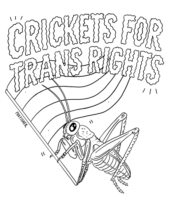 FREE DOWNLOAD Crickets for Trans Rights.