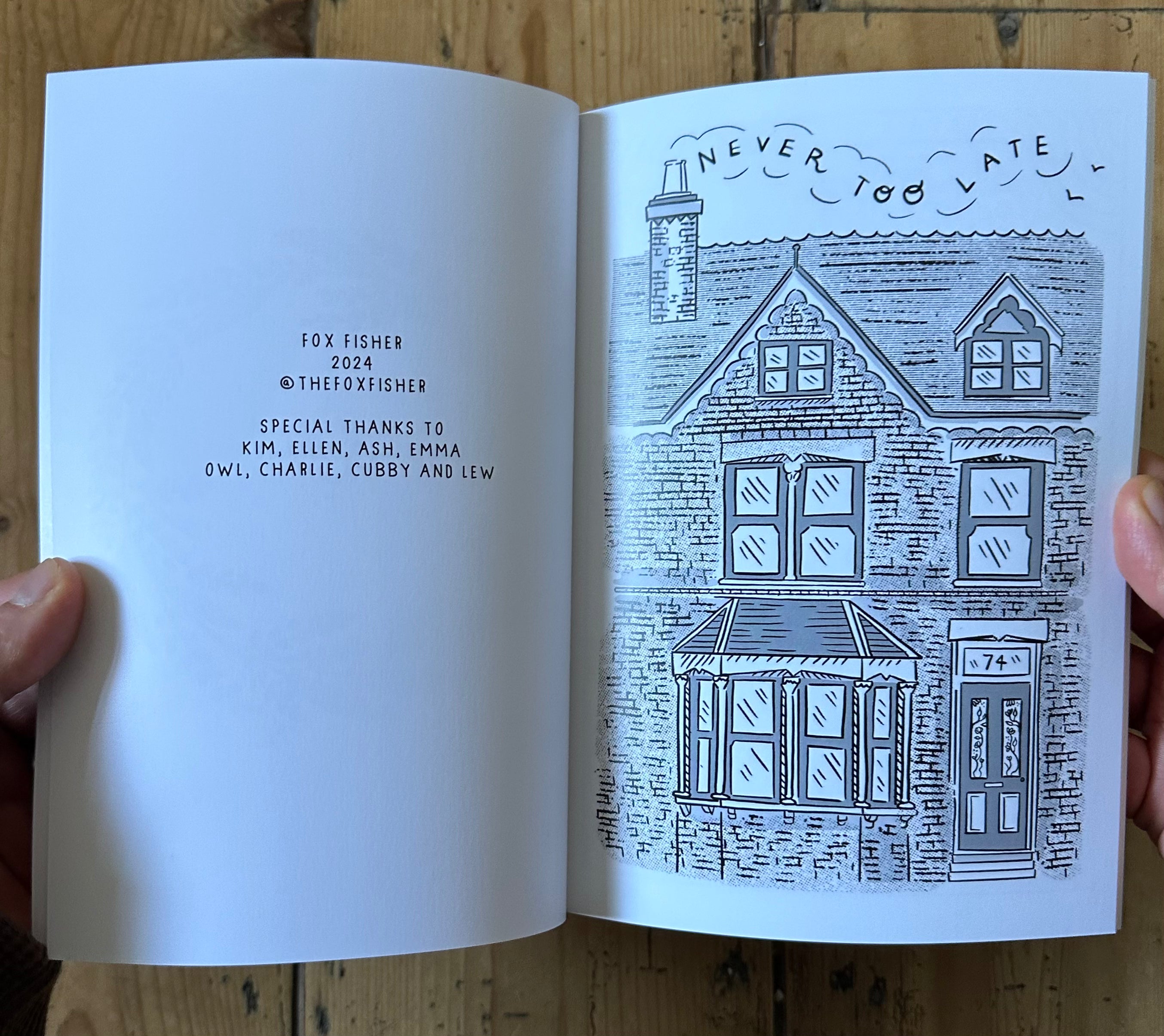 Never Too Late - Comic Book