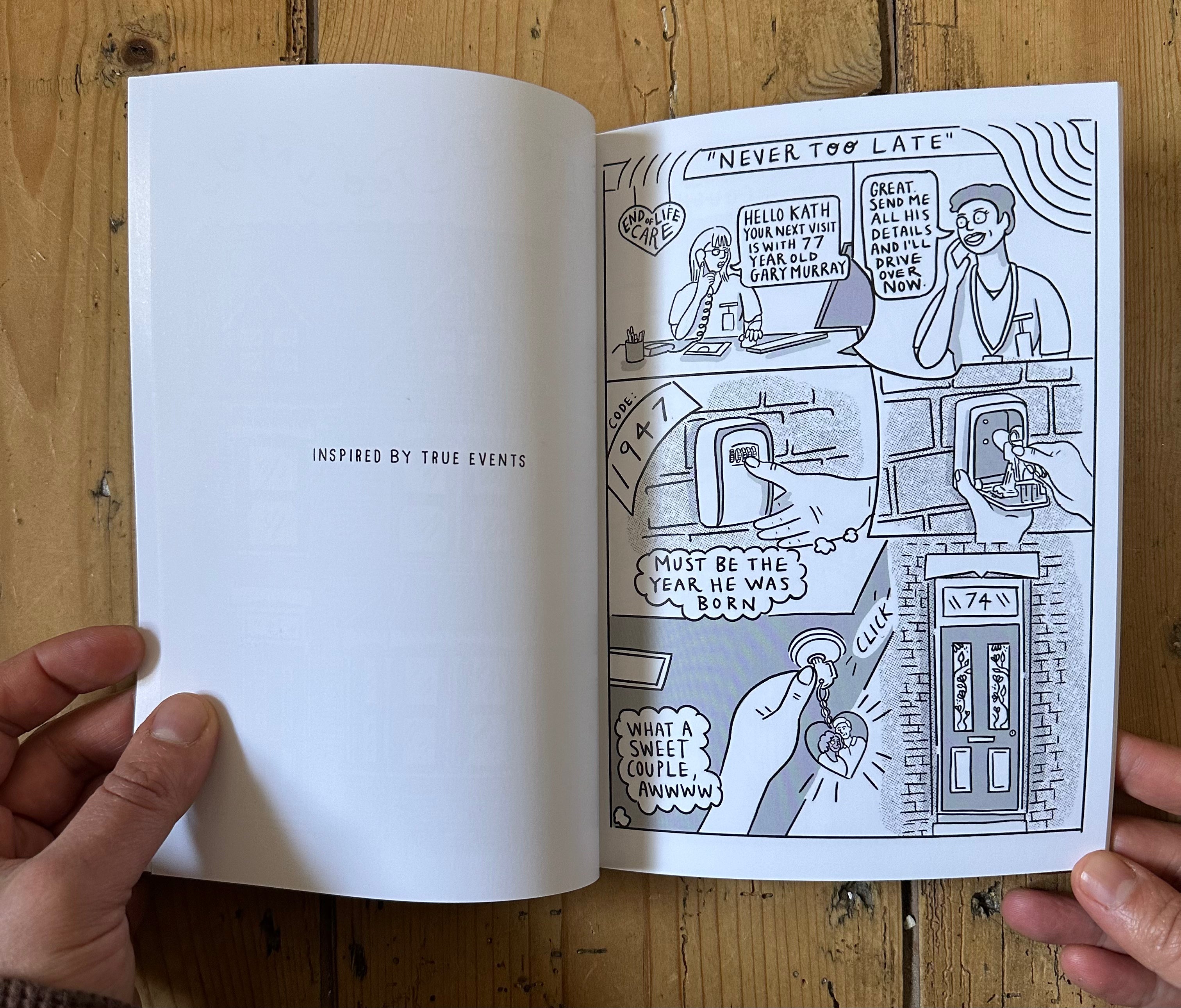 Never Too Late - Comic Book