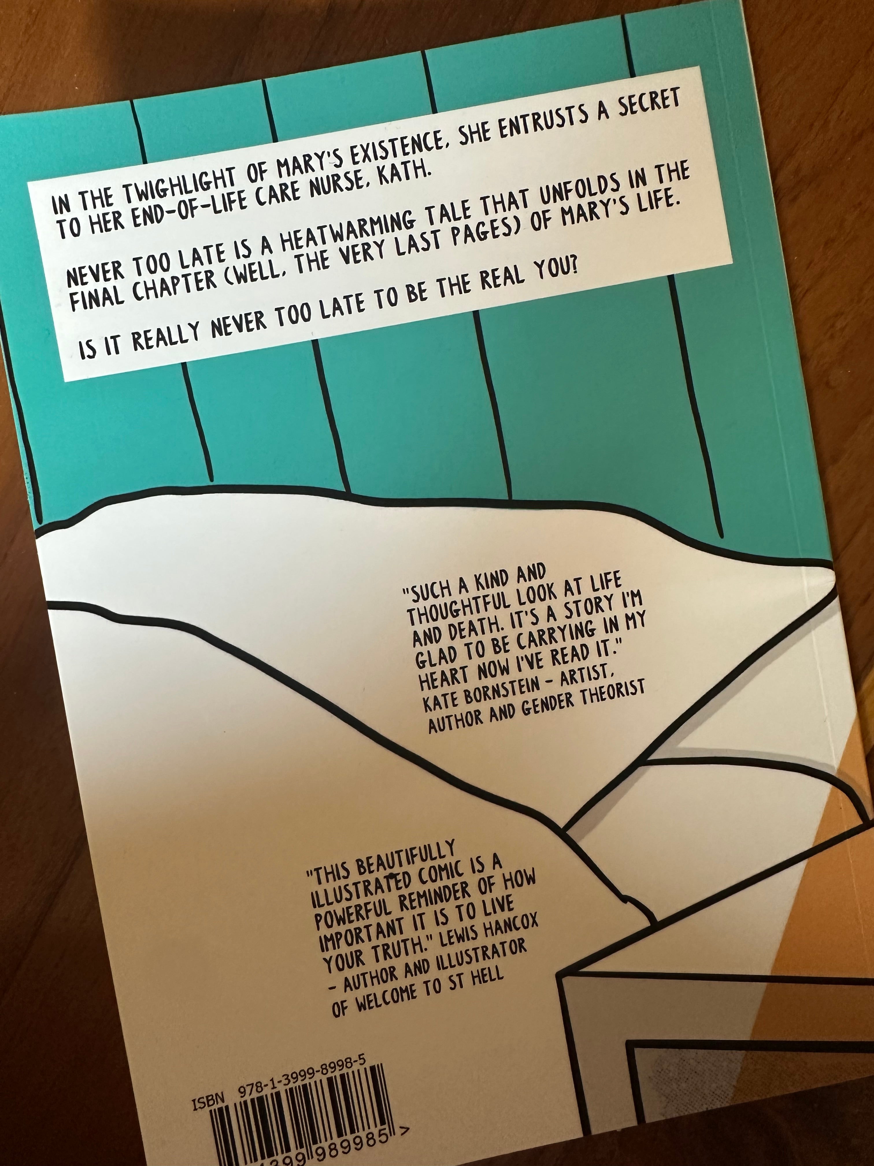 Never Too Late - Comic Book