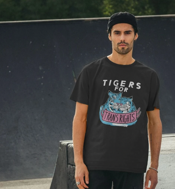 &#39;Tigers for Trans Rights&#39; Organic Cotton T-shirt