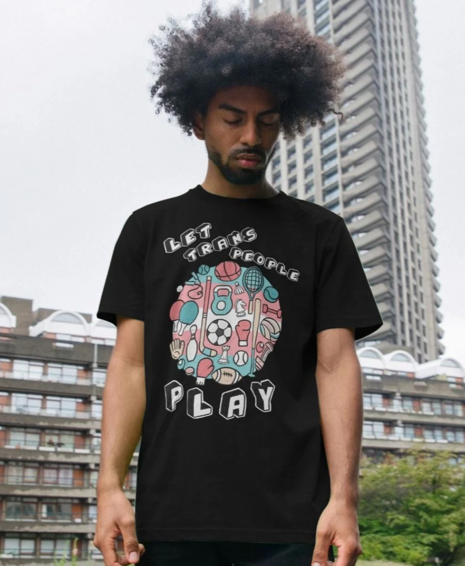 Let Trans People Play Unisex T-Shirt