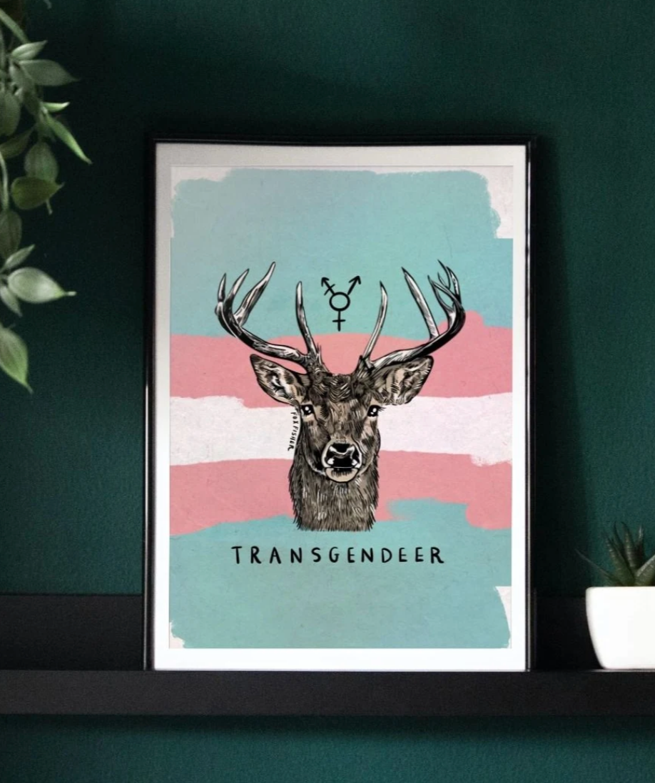 TransgenDEER Art Print