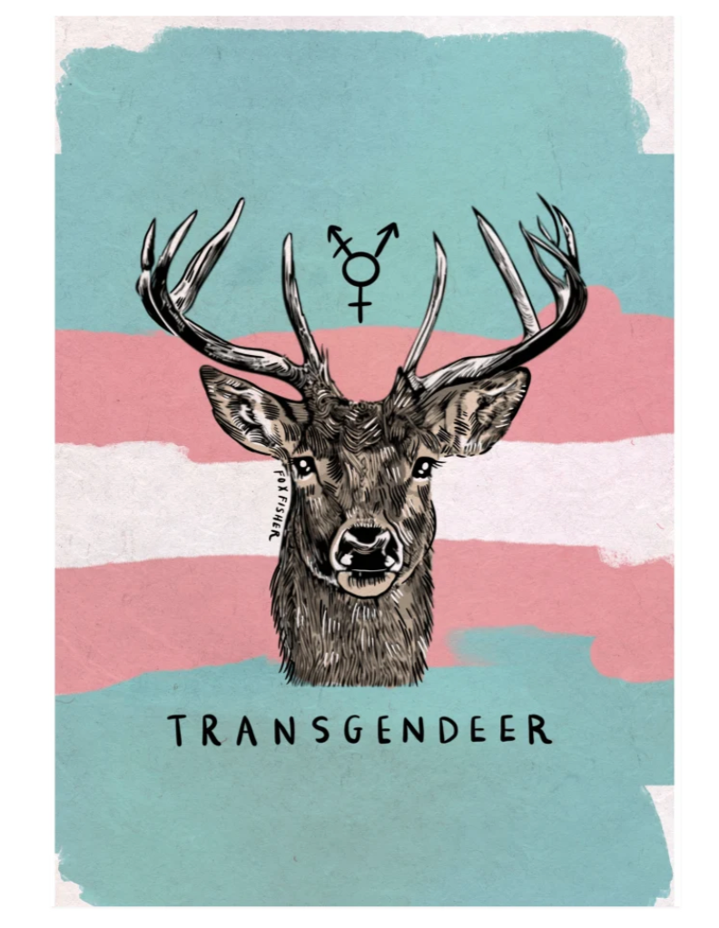 TransgenDEER Art Print