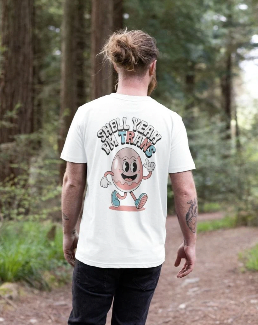 Shell Yeah I'm Trans - Front and Back Design