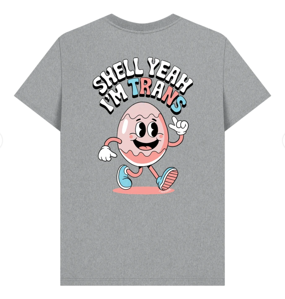 Shell Yeah I'm Trans - Front and Back Design