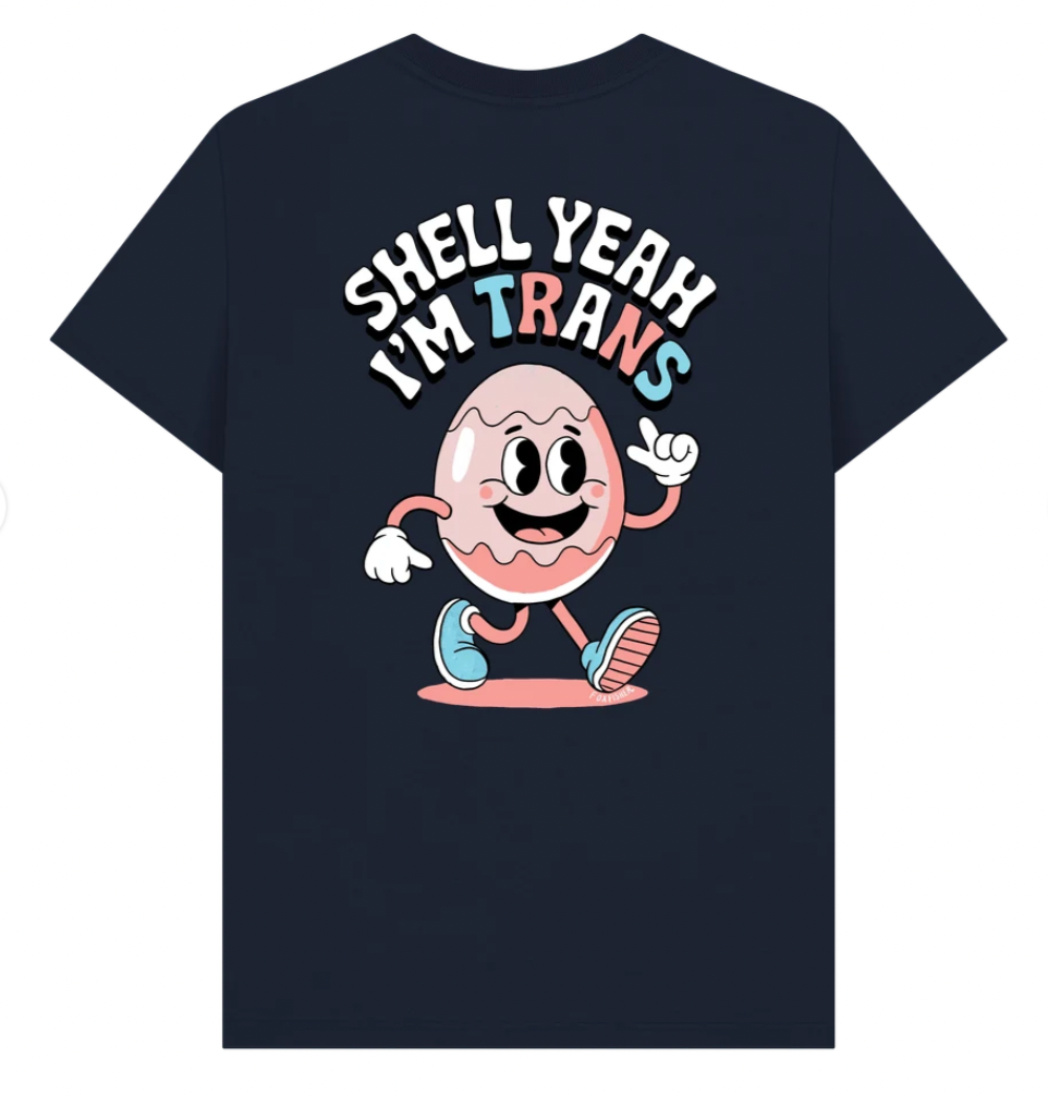 Shell Yeah I'm Trans - Front and Back Design