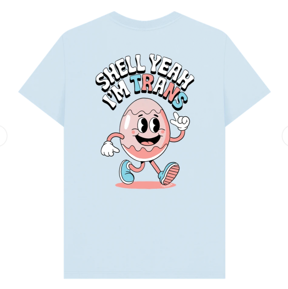 Shell Yeah I'm Trans - Front and Back Design
