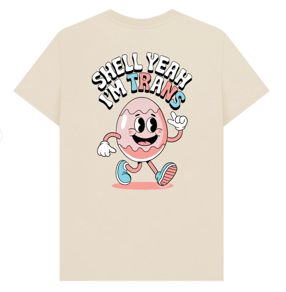Shell Yeah I'm Trans - Front and Back Design