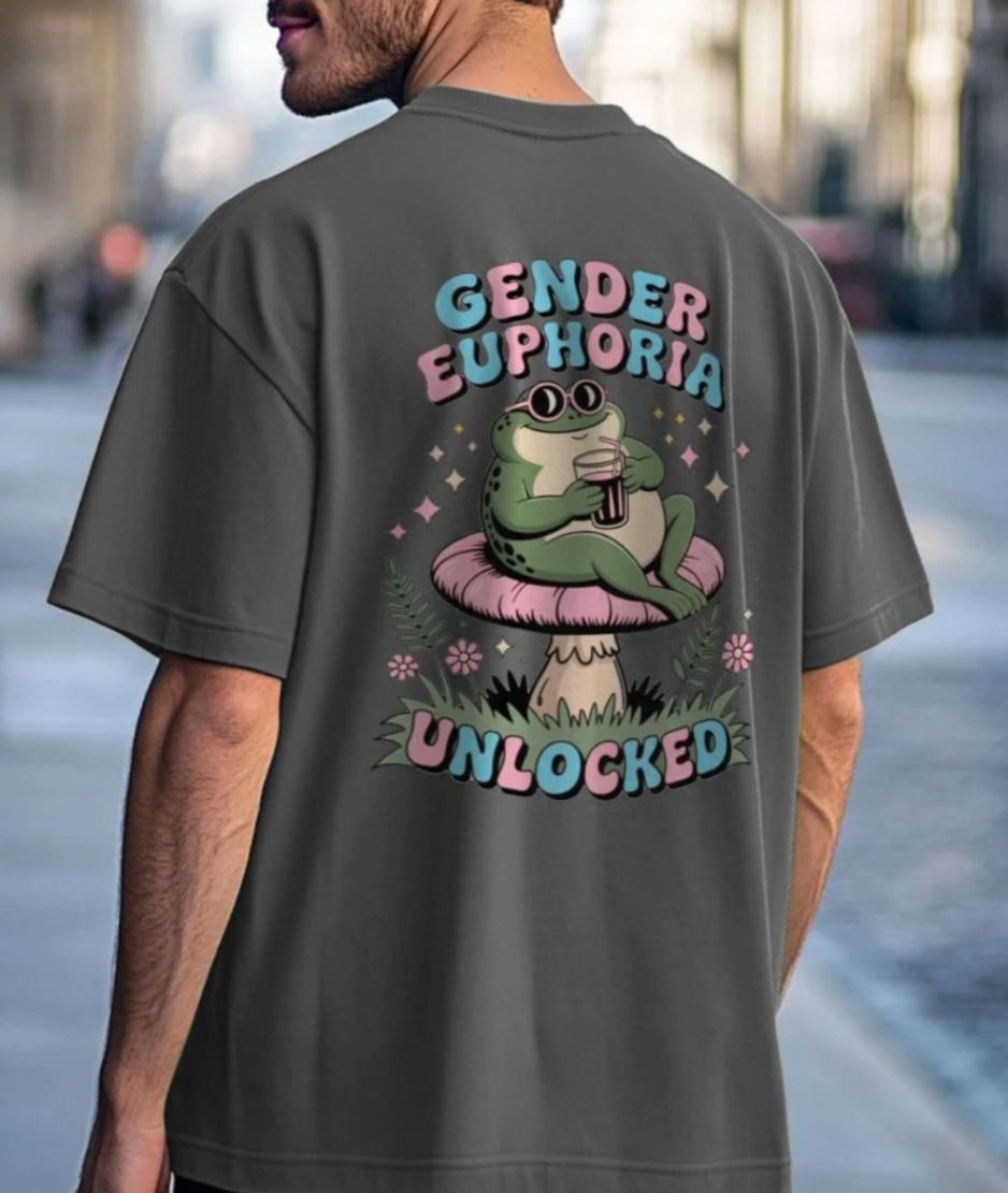 Gender Euphoria Unlocked - Premium Front Back Tshirt
