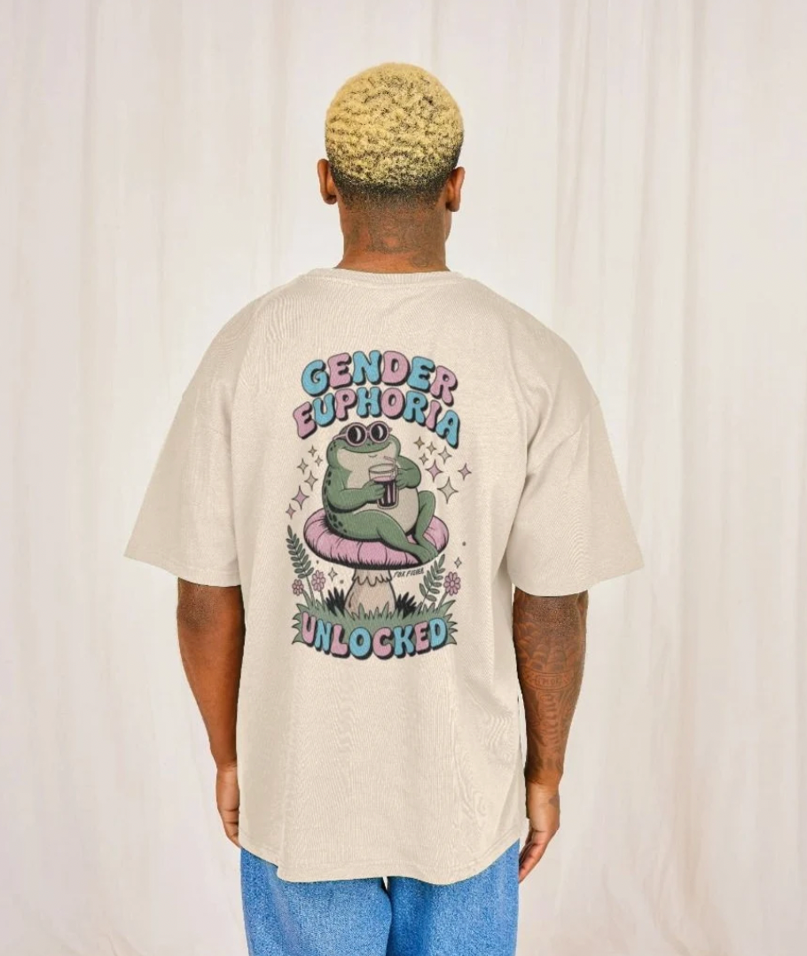 Gender Euphoria Unlocked - Premium Front Back Tshirt