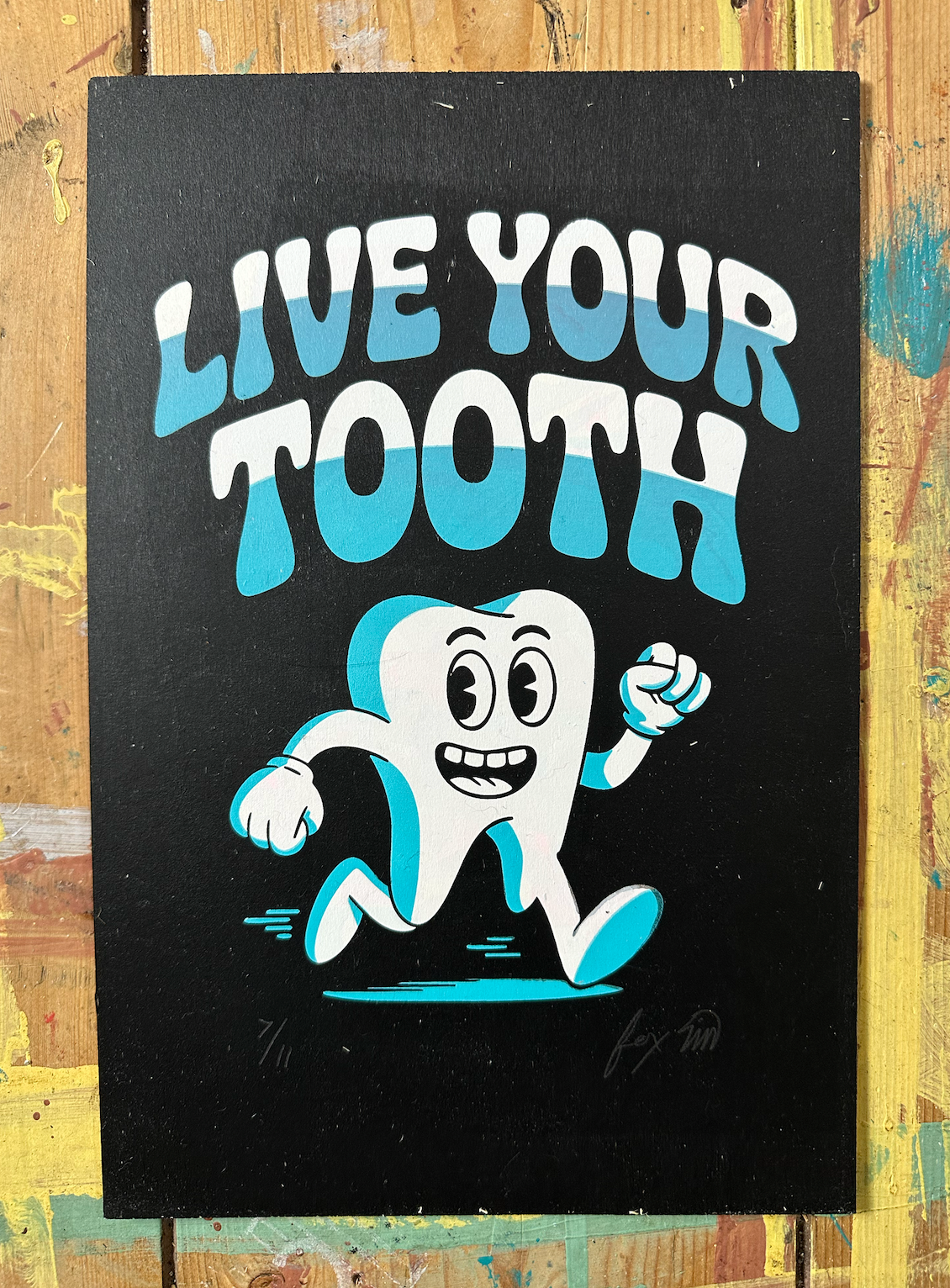 Live Your Truth - Limited Edition Screen Print (on Wood Panel)