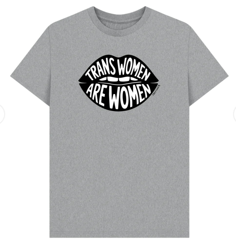 Support Your Sisters Not Just Your Cis-Ters T-Shirt | Hand-Drawn Feminist Tee | Organic Cotton