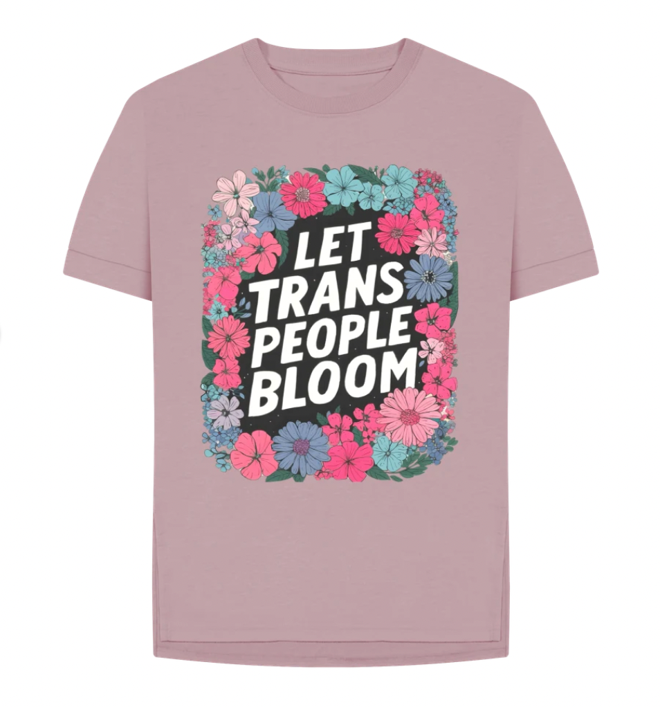 Let Trans People Bloom (femme style) Tshirt