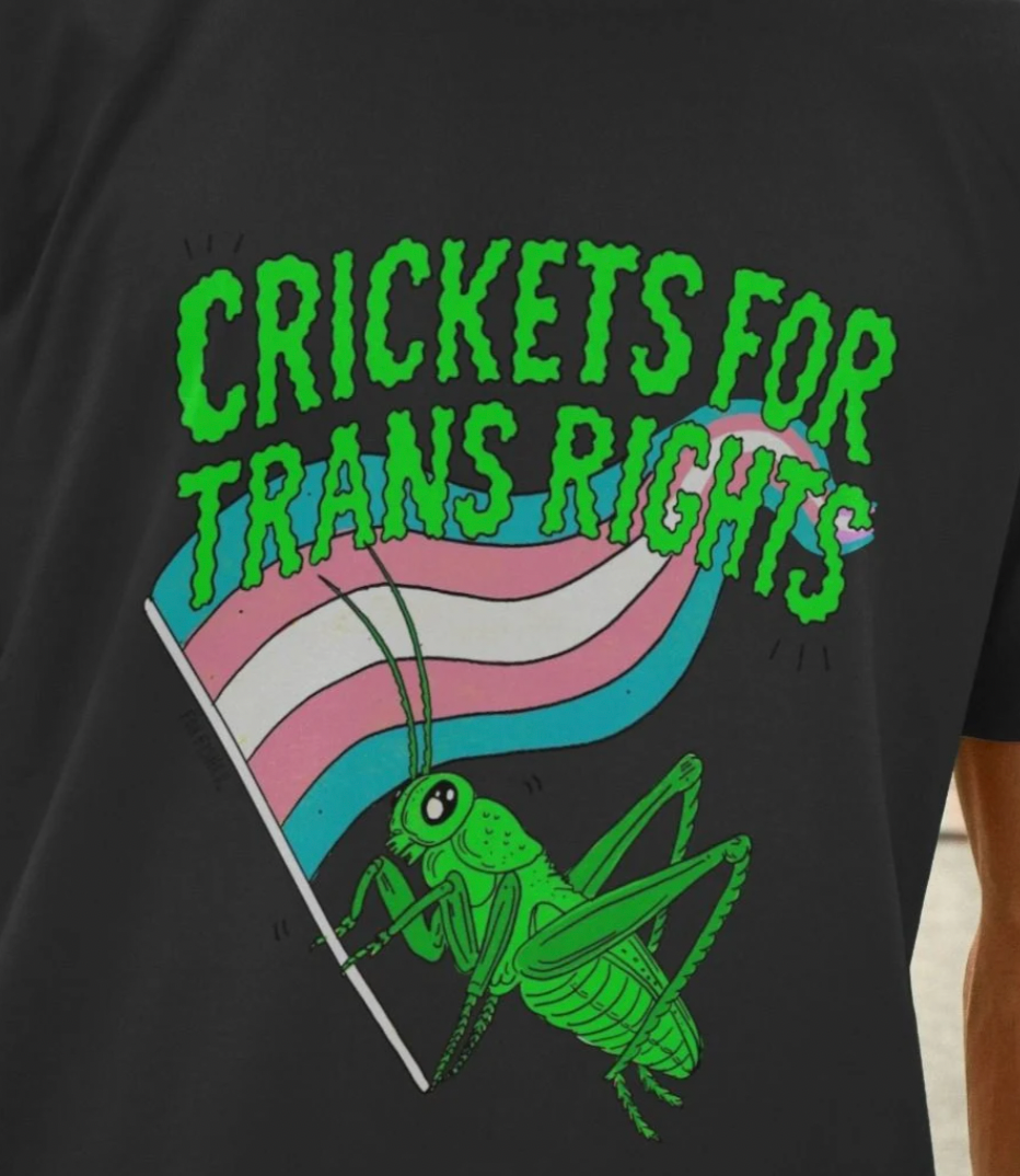 Crickets for Trans Rights - Tshirt