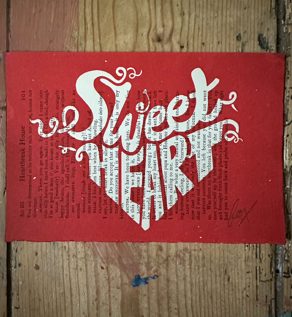 Sweetheart Screen Print