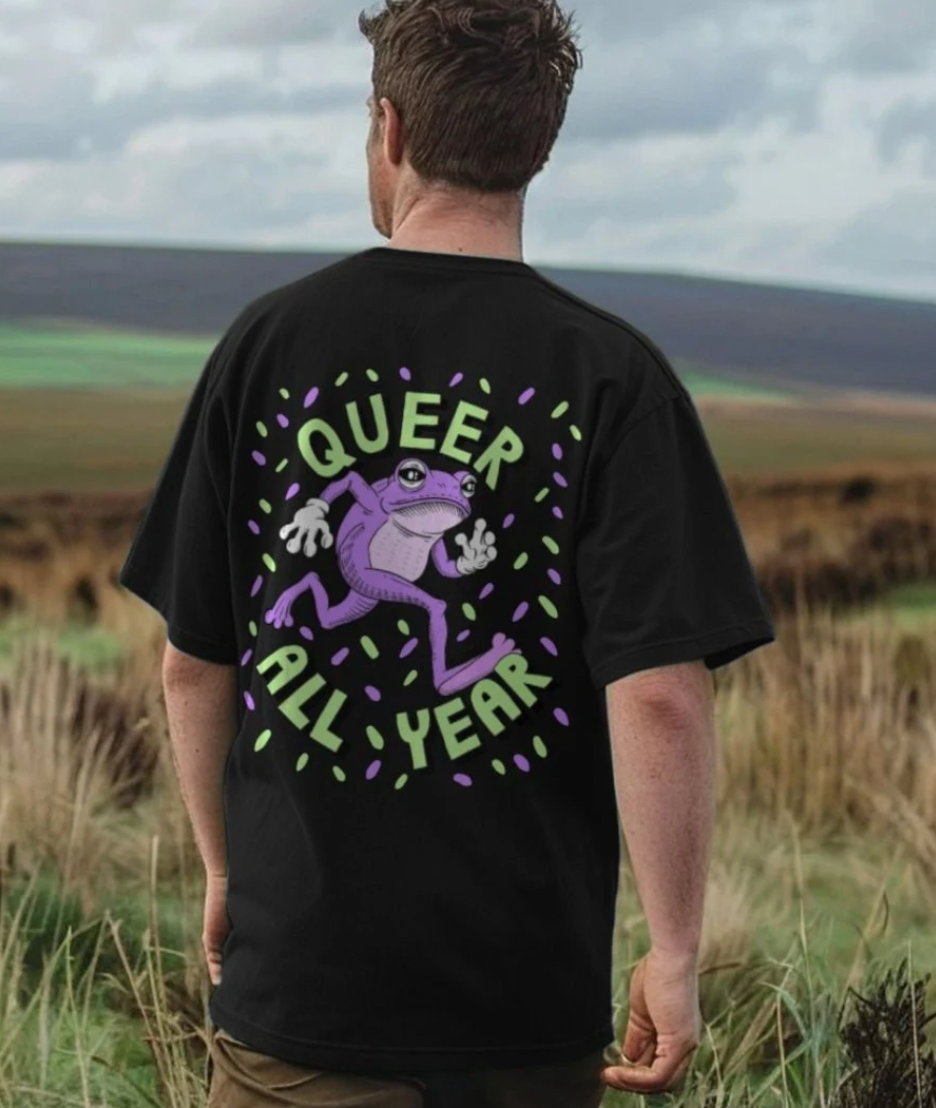 Queer All Year - Double Design Premium Unisex TShirt