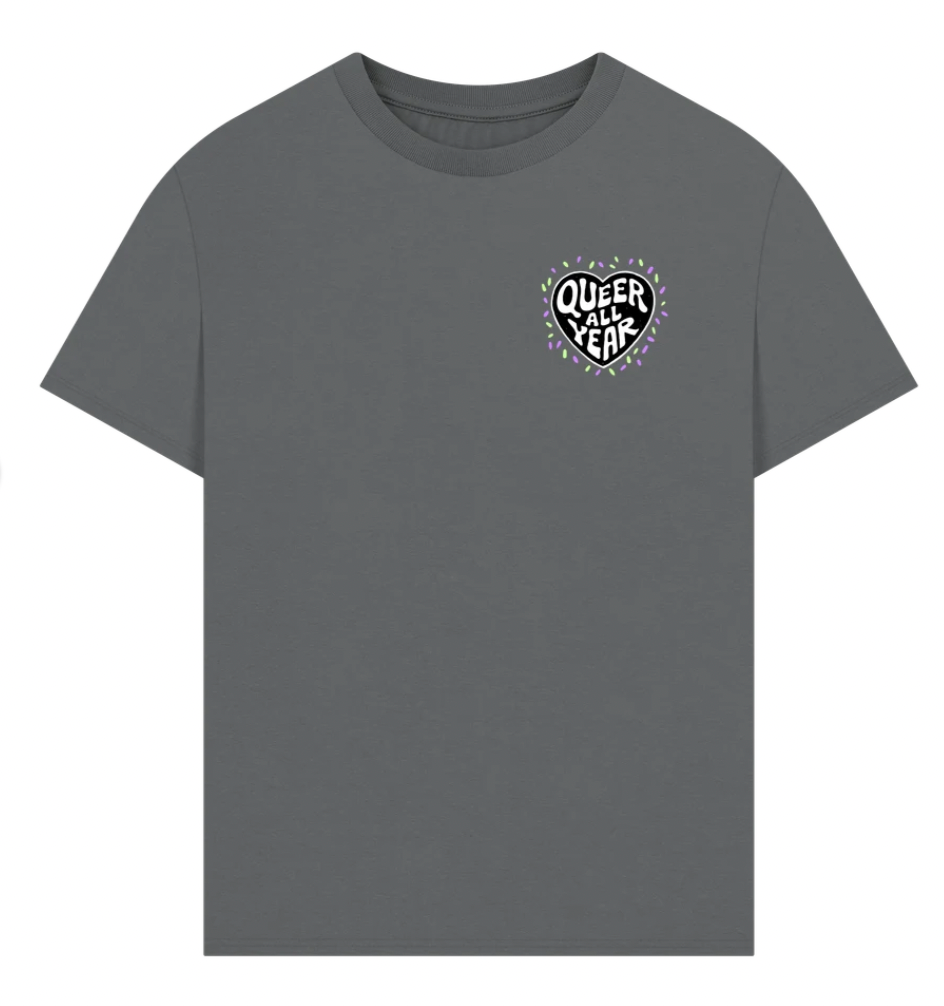 Queer All Year - Double Design Premium Unisex TShirt