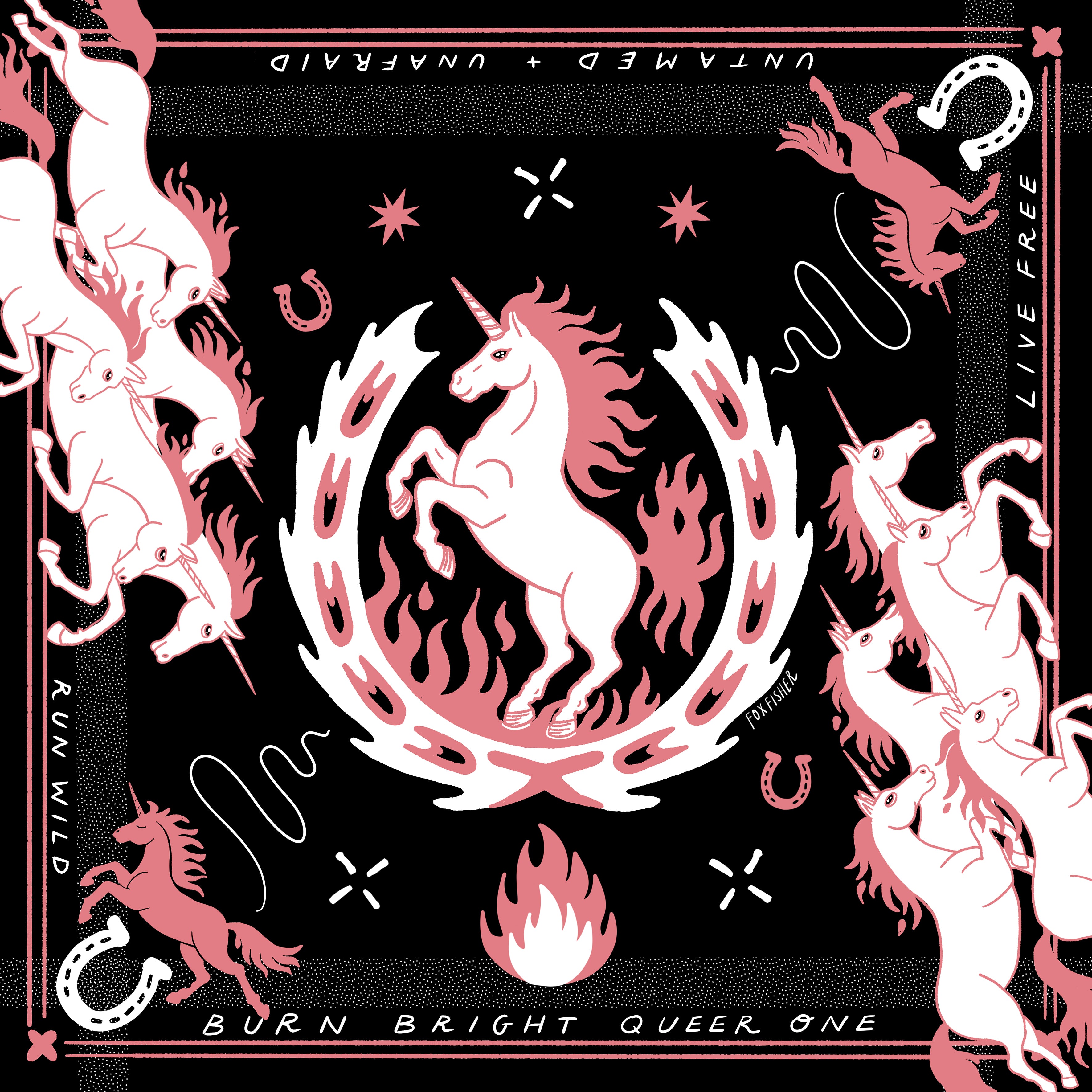 Run Wild with Unicorns - Bandana