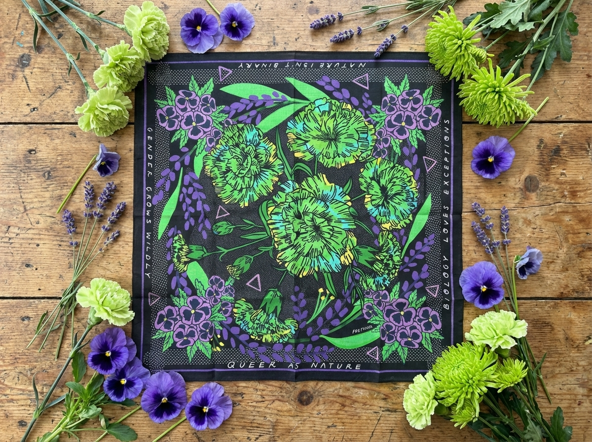Queer as Flowers - Bandana