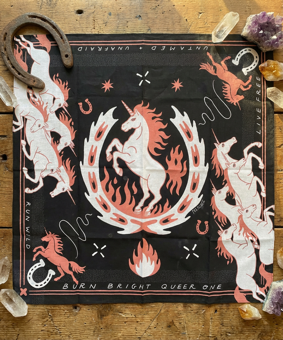 Run Wild with Unicorns - Bandana