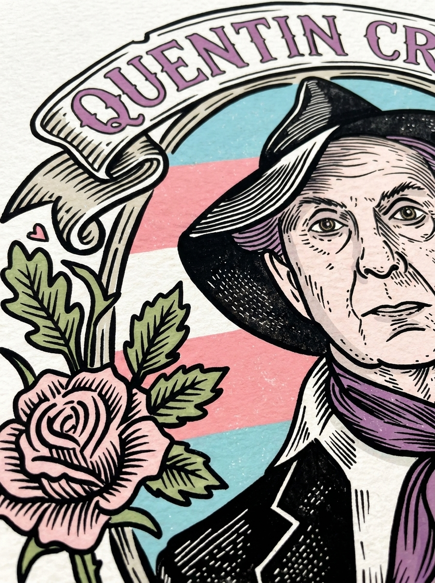 Quentin Crisp · Trans Woman · Art Print (in support of Do Not Fade)