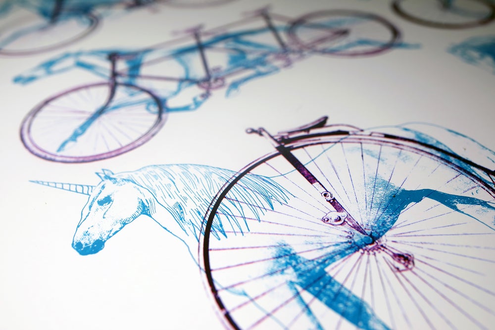 By Beast Or By Bicycle Screen Print
