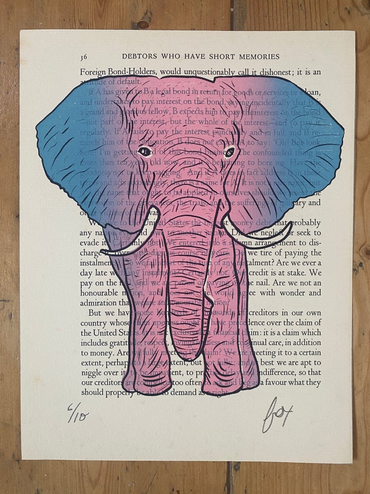 Elephant In The Room Screen Print