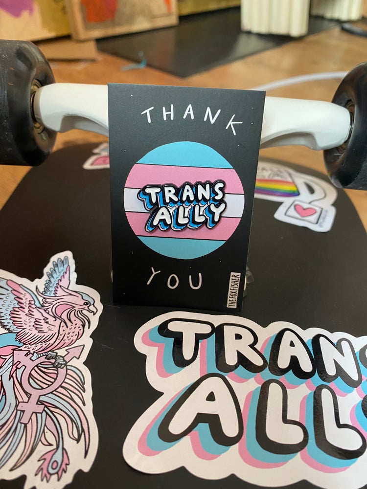 Trans Ally Enamel Pin