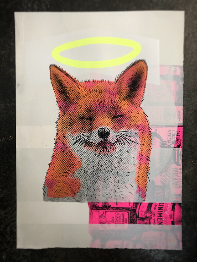 Regarde Le Reynard Screen Print