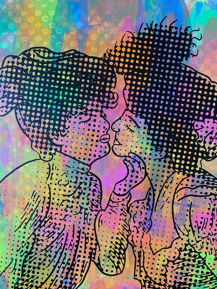 Regency Queers Wooden Screen Print