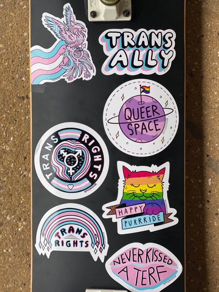 20 Trans / LGBTQIA+ Stickers