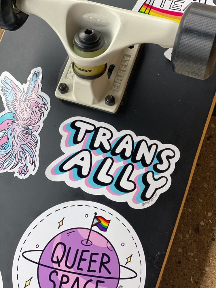 20 Trans / LGBTQIA+ Stickers | Fox Fisher Studio