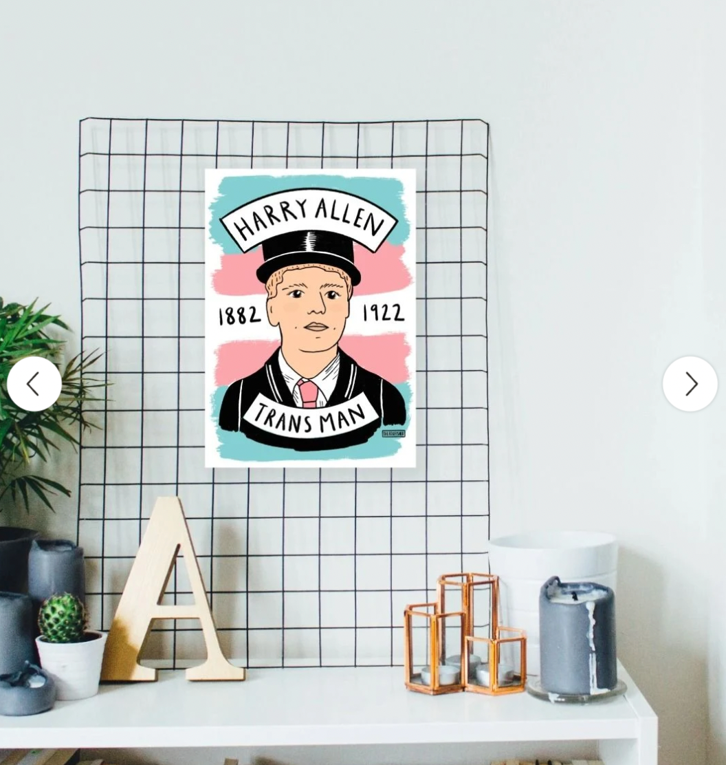 Harry Allen, Trans Man Art Print