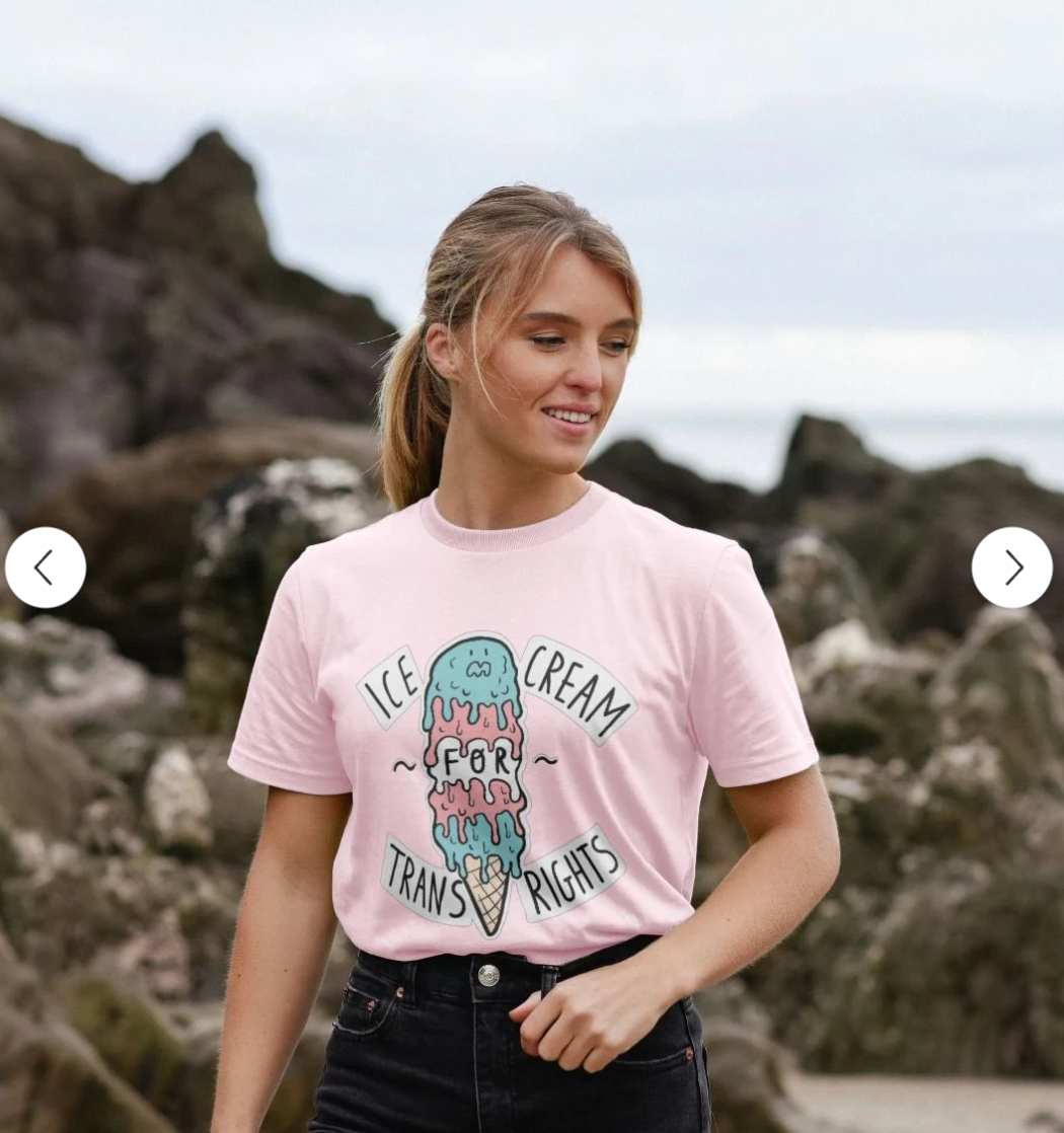 Ice Cream for Trans Rights Unisex T-Shirt