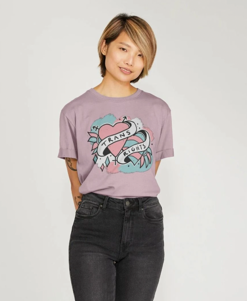 Trans Rights Heart T-Shirt