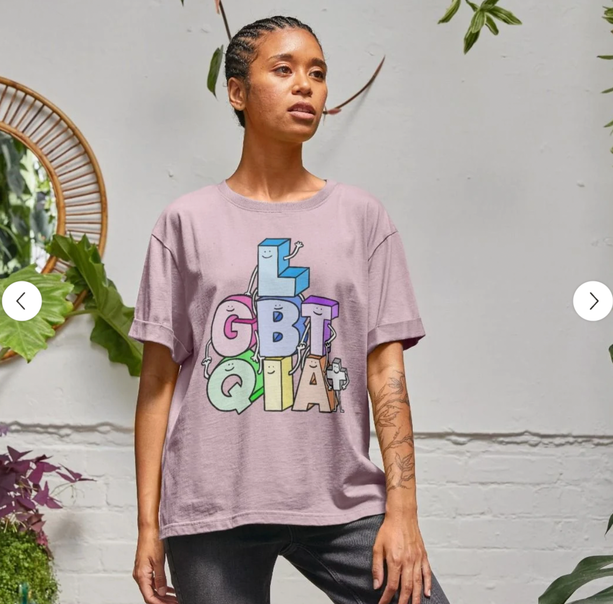 LGBTQIA Family Femme T-shirt
