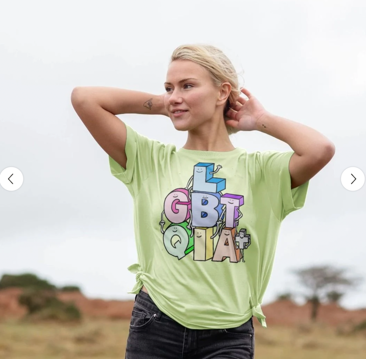 LGBTQIA Family Femme T-shirt