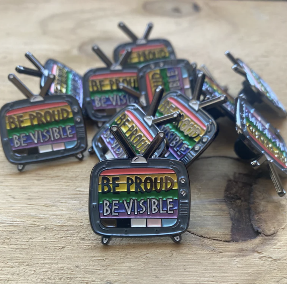 Be Proud Be Visible - LGBTQIA+ Enamel Pin