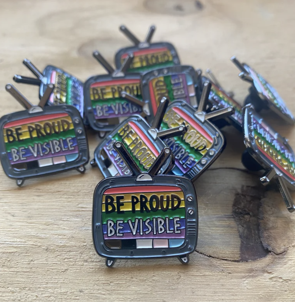 Be Proud Be Visible - LGBTQIA+ Enamel Pin
