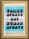 Trans Rights Are Human Rights - Screen Print