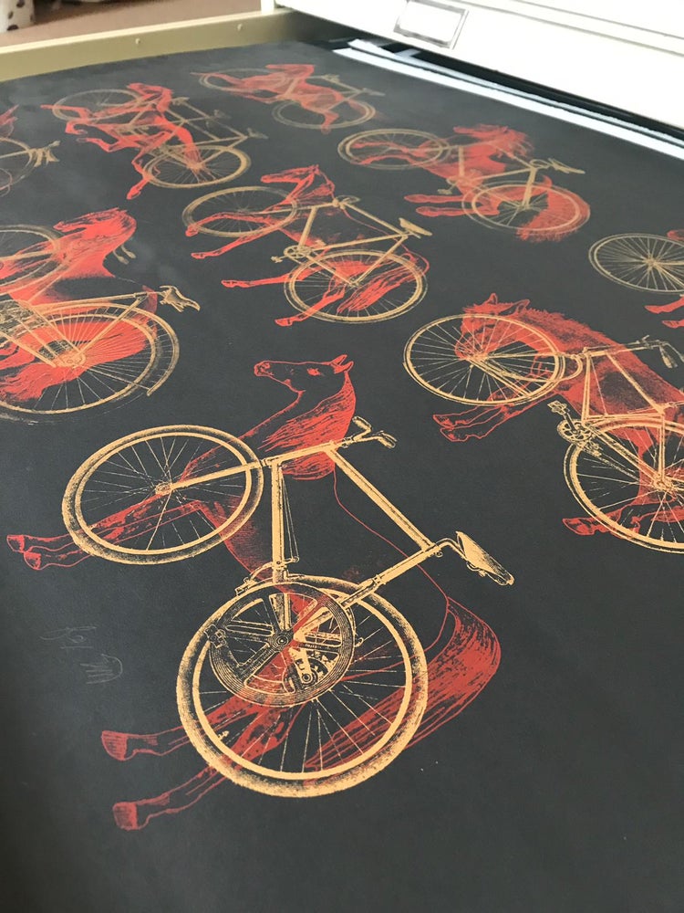 By Beast Or By Bicycle Midnight Edition Screen Print