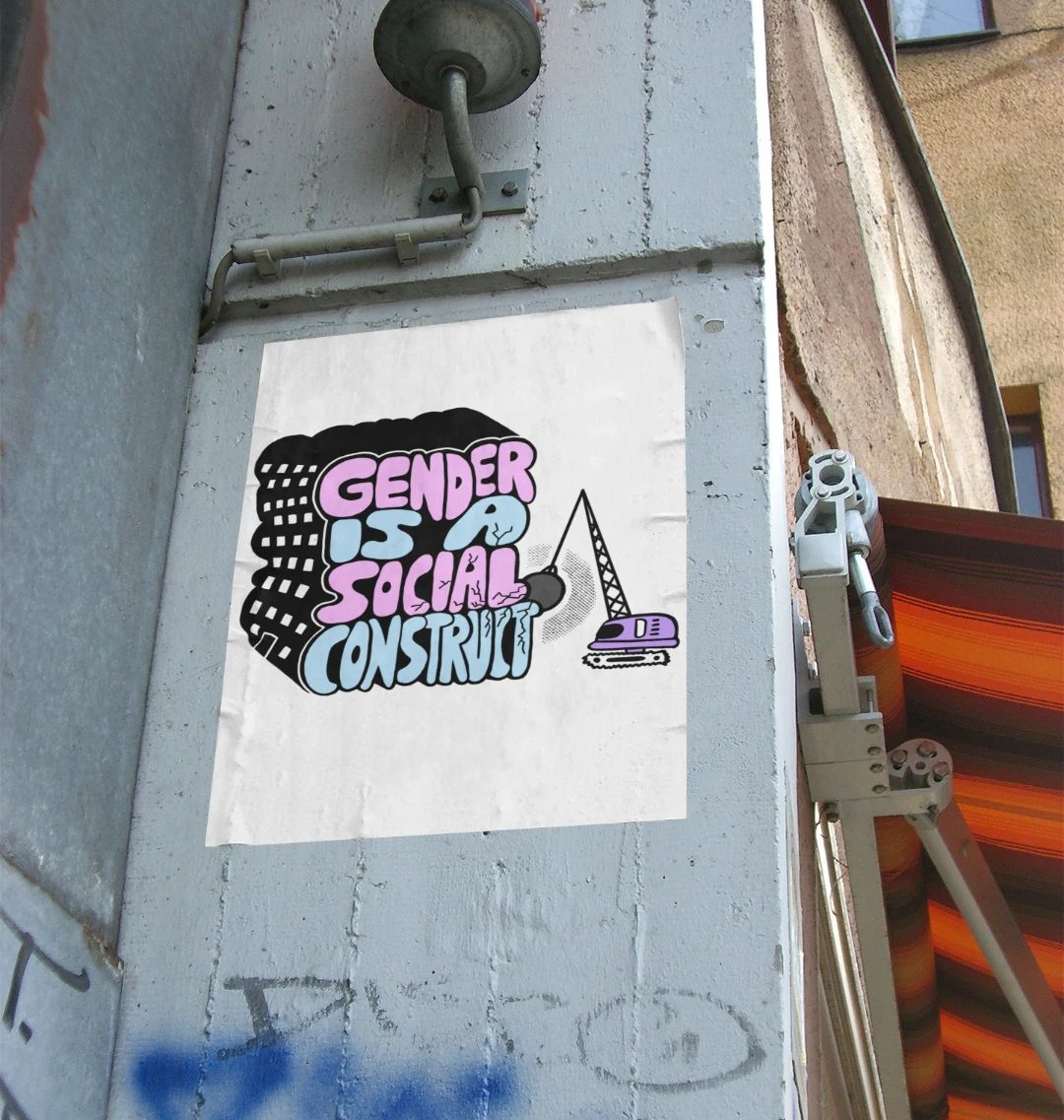 Gender Is A Social Construct Art Print