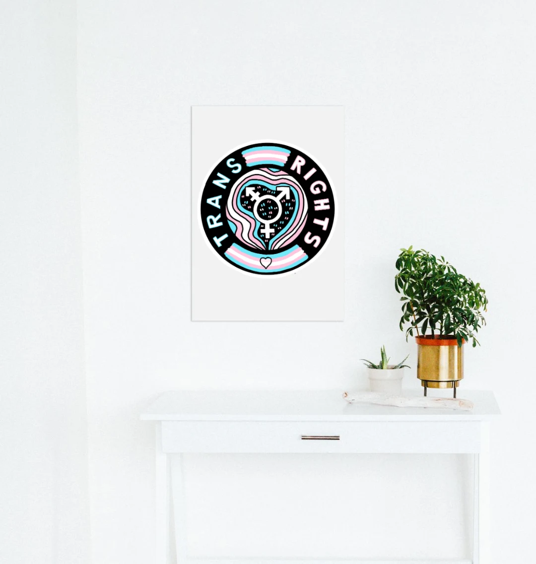 Trans Rights Art Print