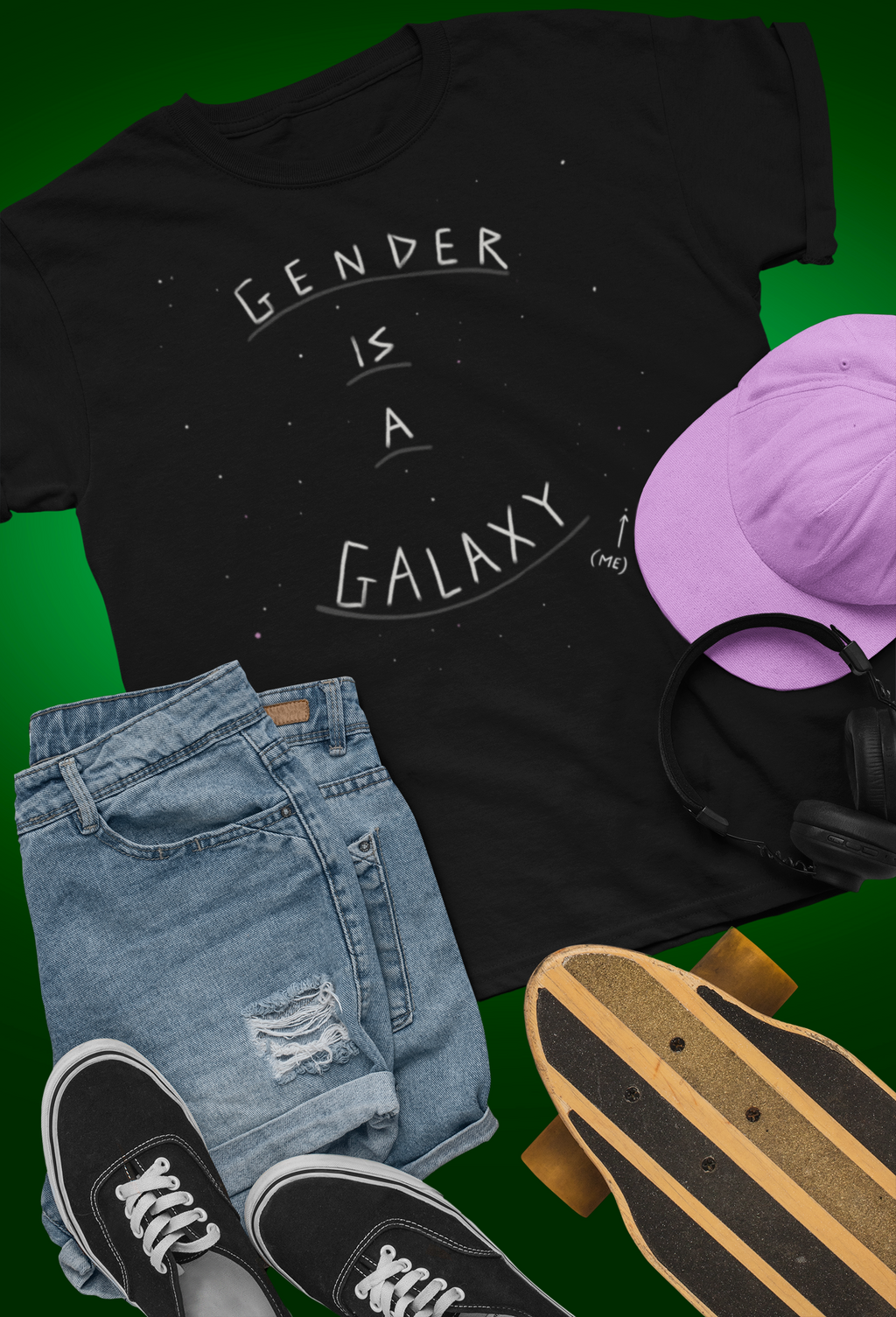 Gender Is A Galaxy T-Shirt